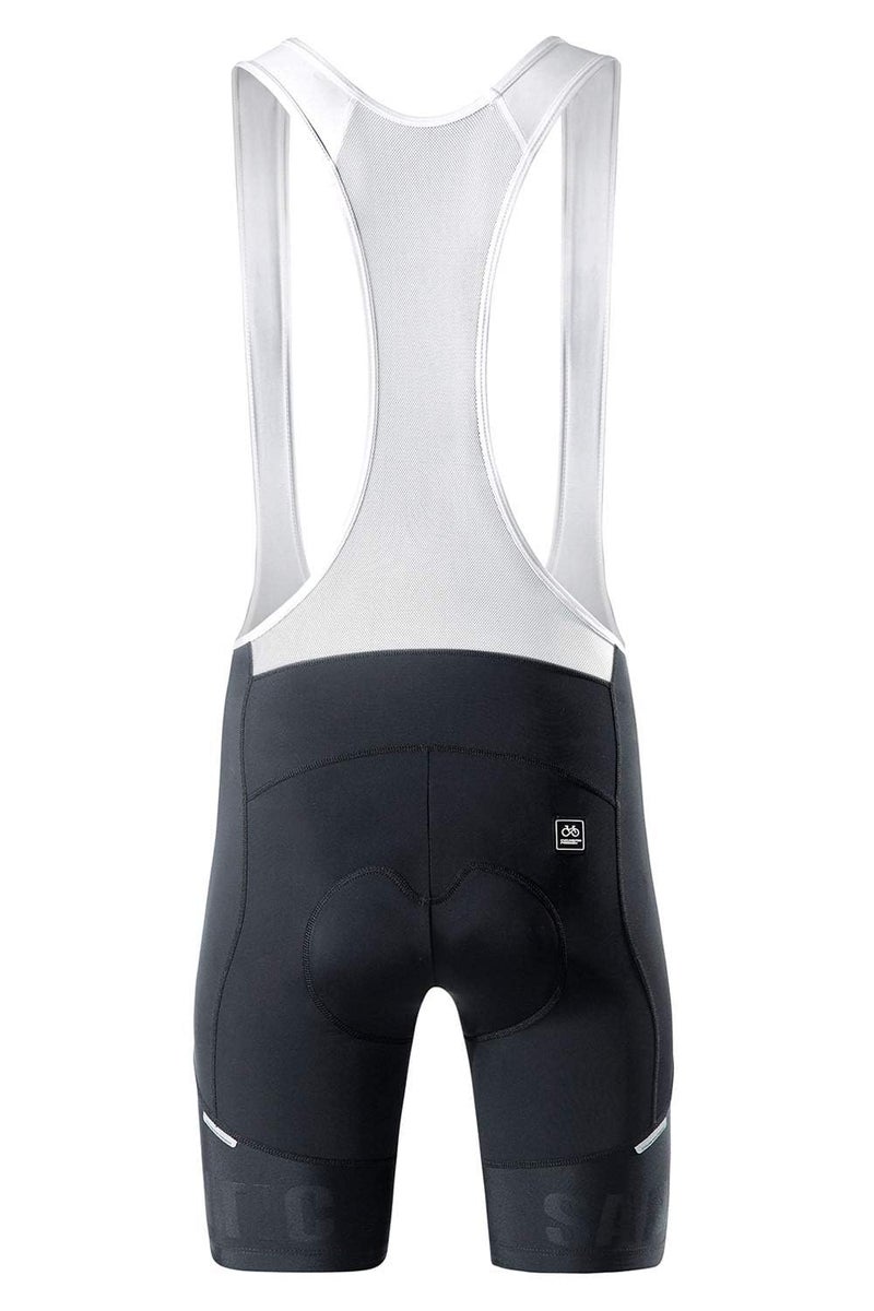 Santic Men's Cycling Bib Shorts 4D Padded Breathable Road Bike Cycling Bibs Biking Bicycle Gel Long Travel White - Image 2